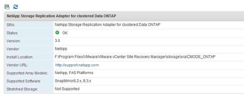 NetAPP SRA